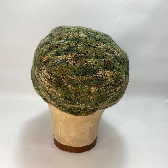 Scala Pronto Camouflage Knit Cap Hat Short Brim Fleece Lined Hip Hop Streetwear - Picture 4 of 9